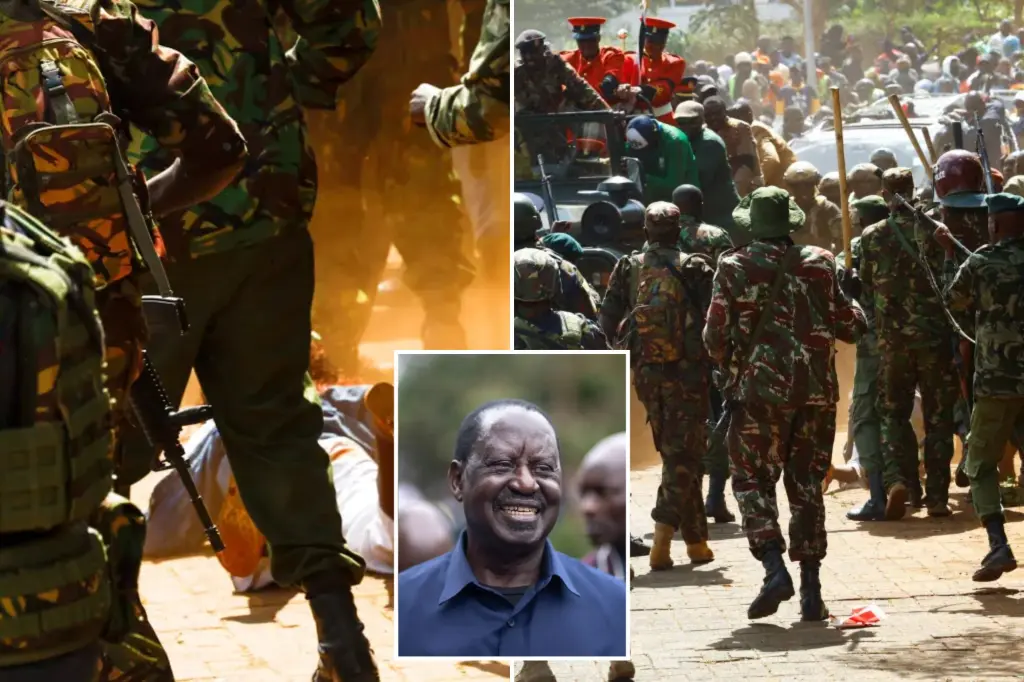 Kenya Police Shoot, Fire Tear Gas at Mourners During Raila Odinga’s Body Viewing