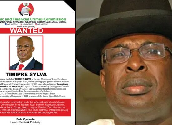 EFCC Declares Former Bayelsa Governor Timipre Sylva Wanted Over $14.8m Fraud Case