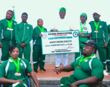 Plateau Governor Rewards Medal-Winning Athletes with Cash Prizes