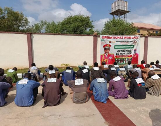 Amotekun Arrests 39 Suspects that Fled Sokoto After US-Backed Strikes