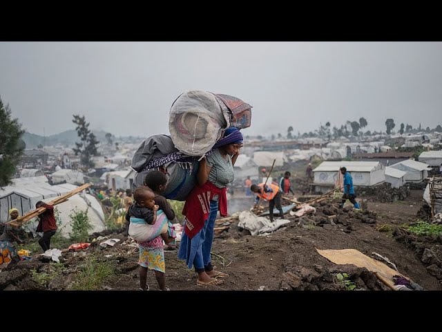 DRC fighting forces 200,000 people to flee as M23 advances, dozens killed