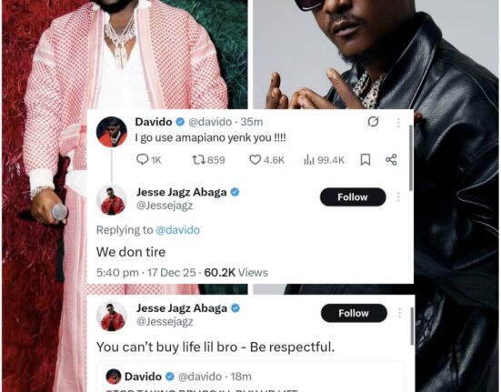 Davido and Jesse Jagz Clash on X Over Music, Alleged Drug Use