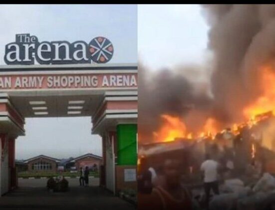Fire Destroys Ten Shops at Arena Market in Lagos