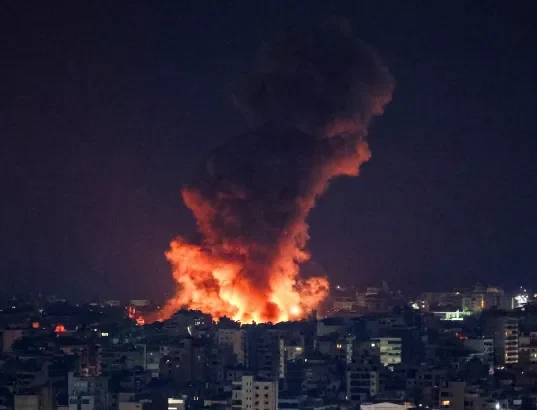 Israel carries out air strikes across southern Lebanon