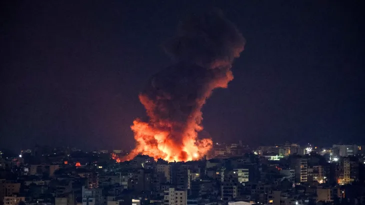 Israel carries out air strikes across southern Lebanon