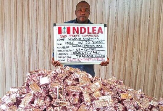 NDLEA Seizes Over 7.6 Million Tramadol Pills in Nationwide Raids