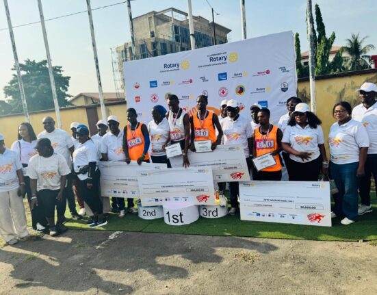 Rotary Club Holds First Surulere Mini Marathon to Promote Literacy and Fight Drug Abuse