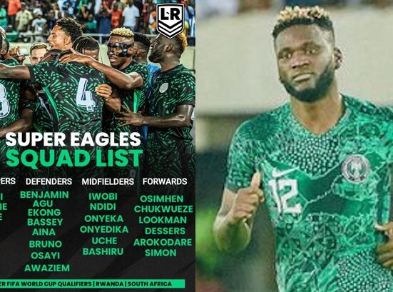 Super Eagles Final AFCON Squad Named with Okoye and Boniface Dropped