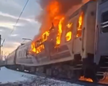 Four People Killed After Drone Hits Civilian Train in Ukraine