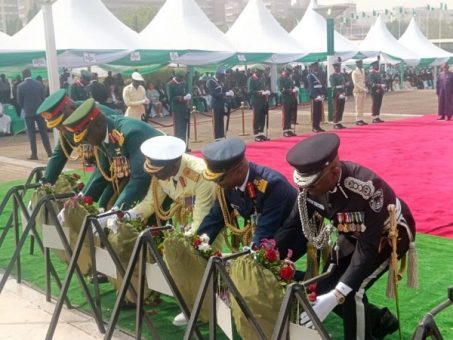 President Tinubu Honours Fallen Heroes on Armed Forces Remembrance Day