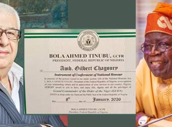 President Tinubu confers GCON on businessman Gilbert Chagoury