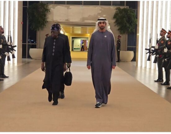President Tinubu arrives Abu Dhabi for Sustainability Week Summit