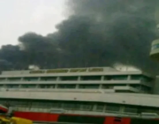 Fire Guts Old Terminal At Lagos Airport, No Casualties Reported