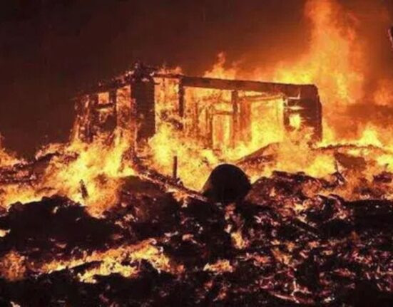 Fire Razes Singer Market in Kano