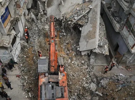 Four Palestinians killed in Israeli air strike on Gaza building