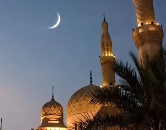Saudi Arabia Sights Crescent Moon Marking The Start of The Muslim Month of Ramadan