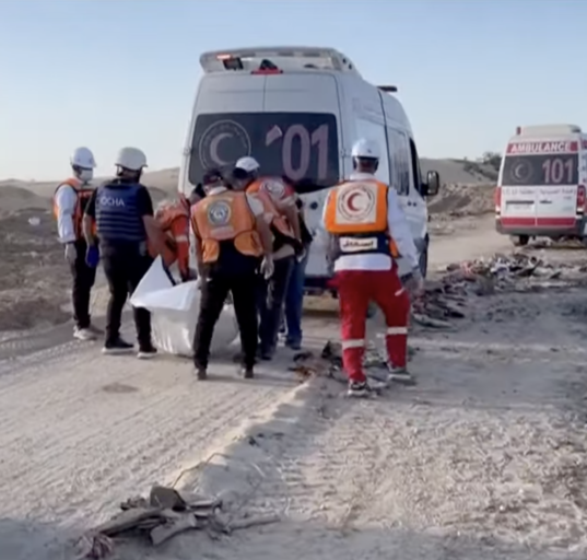 Israeli Forces Fired Over 900 Bullets at Gaza Medics says Report