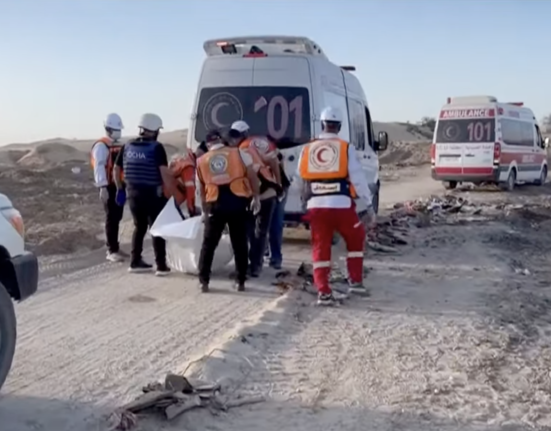 Israeli Forces Fired Over 900 Bullets at Gaza Medics says Report