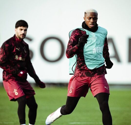 Victor Osimhen Returns to Training Ahead of Juventus vs Galatasaray