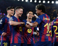 Barcelona Thrash Newcastle 7‑2 to Reach Champions League Quarterfinals