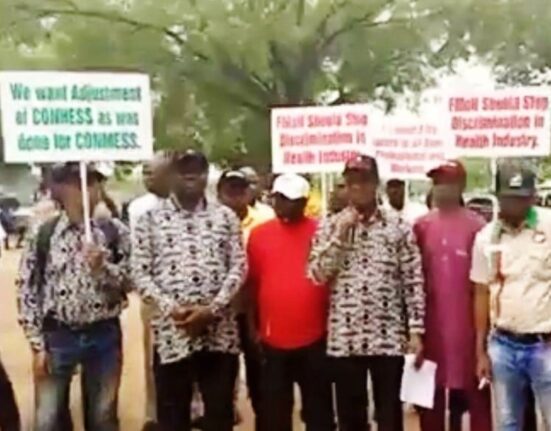 JOHESU Leads Abuja Protest Against Proposed Health Regulation Bill