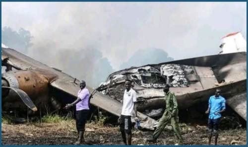 14 killed as plane crashes near South Sudan capital Juba