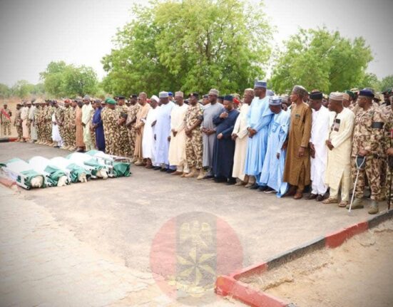 Army buries Brigadier General Braimah, others killed in Borno attack