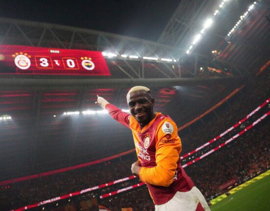 Osimhen sets Super Lig record in Galatasaray derby win