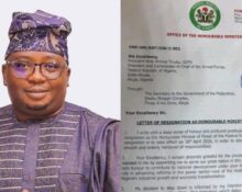 Power Minister Adelabu tenders resignation letter