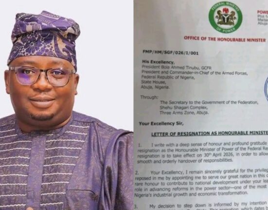 Power Minister Adelabu tenders resignation letter