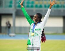 Amusan Wins Nigeria’s First Gold in Accra