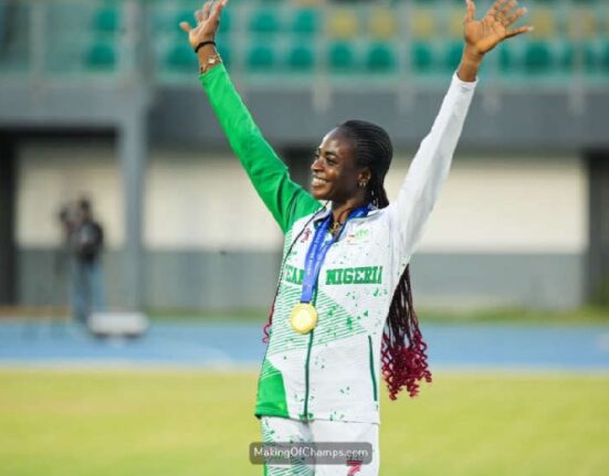 Amusan Wins Nigeria’s First Gold in Accra