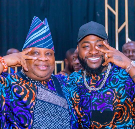 Davido Takes Music Break to Back Uncle Ademola Adeleke’s Re-election Bid