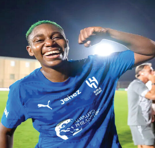 Oshoala Scores Hat Trick to Propel Al Hilal into Saudi Women's Cup Final