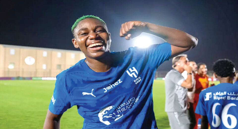 Oshoala Scores Hat Trick to Propel Al Hilal into Saudi Women's Cup Final