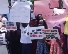 Relatives of Alleged Coup Plotters Protest in Abuja