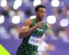 Samuel Ogazi breaks national 400m record at US championships