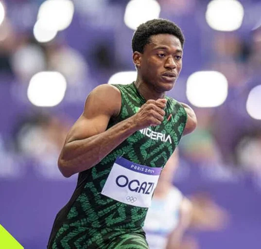 Samuel Ogazi breaks national 400m record at US championships