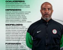 Super Eagles Coach Names 12 Debutants for London Unity Cup