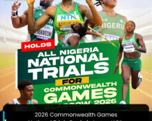 2026 Commonwealth Games National Trials Begin in Lagos With Top Athletes Competing