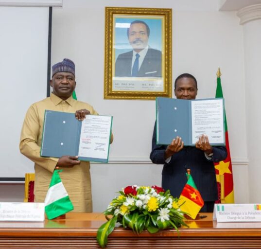 Nigeria and Cameroon sign MoU on border and security cooperation