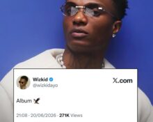 Wizkid Hints at New Album With Cryptic Social Media Post