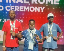 3 Young Nigerians win 4 gold medals at Rome STEM Olympiad