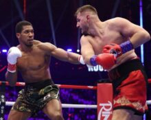 Anthony Joshua knocks out Prenga on path to Fury match
