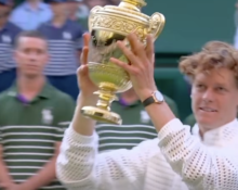 Sinner lifts second consecutive Wimbledon cup