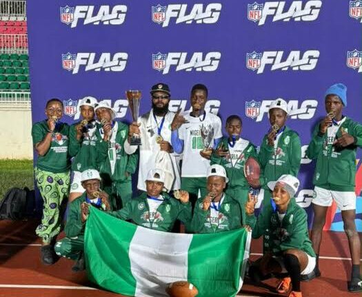 Nigeria’s youth flag football teams win gold, silver at championships