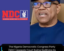 The Nigeria Democratic Congress Party (NDC) Appeals Court Ruling Nullifying Its Registration, Uploads Peter Obi’s Name On INEC’s Portal
